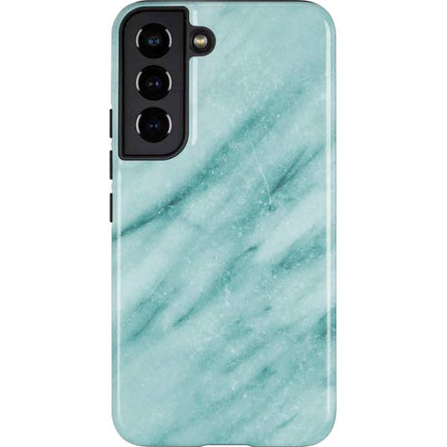 Turquoise Marble Galaxy S22 Pro Case