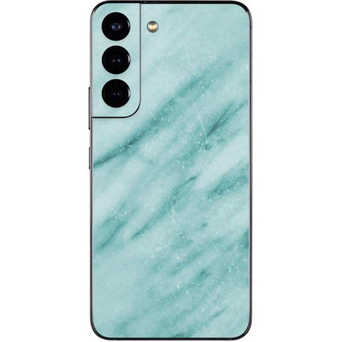 Turquoise Marble Galaxy S22 Skin