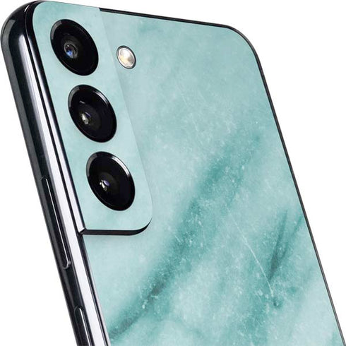 Turquoise Marble Galaxy S22 Skin