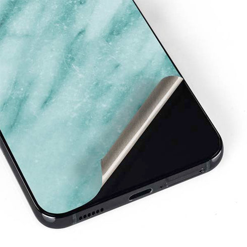 Turquoise Marble Galaxy S22 Skin