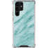 Turquoise Marble Galaxy S22 Ultra Clear Case