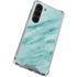 Turquoise Marble Galaxy S23 Clear Case