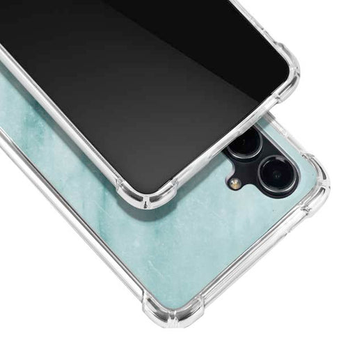 Turquoise Marble Galaxy S23 FE Clear Case