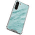Turquoise Marble Galaxy S23 Plus Clear Case