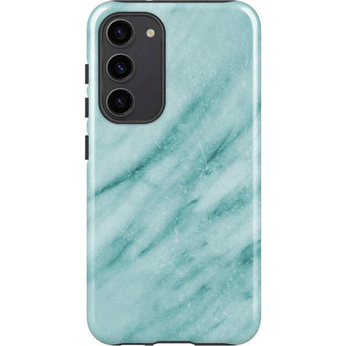 Turquoise Marble Galaxy S23 Plus Pro Case