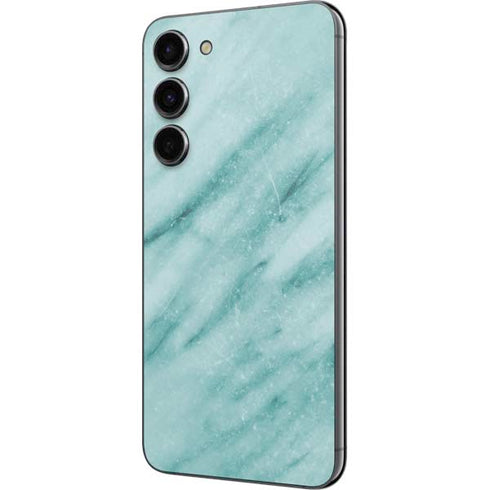 Turquoise Marble Galaxy S23 Plus Skin