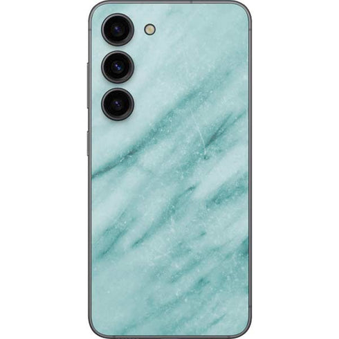 Turquoise Marble Galaxy S23 Skin