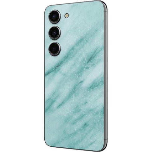 Turquoise Marble Galaxy S23 Skin