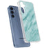 Turquoise Marble Galaxy S24 Clear Case