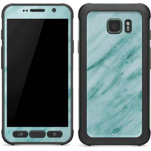 Turquoise Marble Galaxy S7 Active Skin
