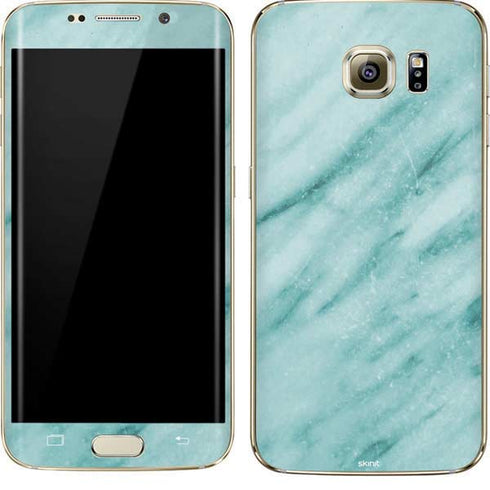 Turquoise Marble Galaxy S7 Edge Skin