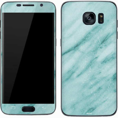 Turquoise Marble Galaxy S7 Skin