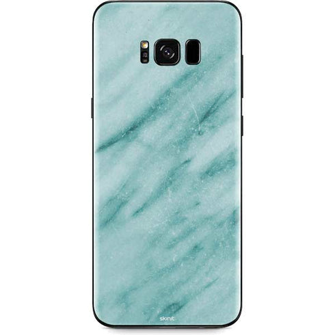 Turquoise Marble Galaxy S8 Skin