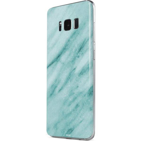 Turquoise Marble Galaxy S8 Skin