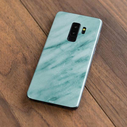 Turquoise Marble Galaxy S9 Plus Skin