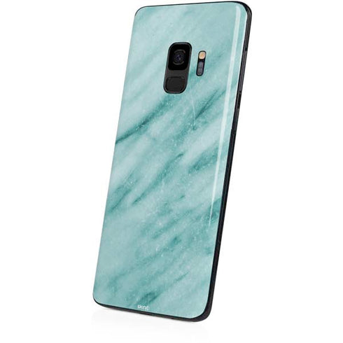 Turquoise Marble Galaxy S9 Skin