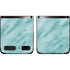 Turquoise Marble Galaxy Z Flip Skin