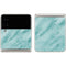Turquoise Marble Galaxy Z Flip3 5G Skin
