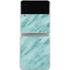 Turquoise Marble Galaxy Z Flip3 5G Skin