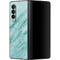 Turquoise Marble Galaxy Z Fold3 5G Skin