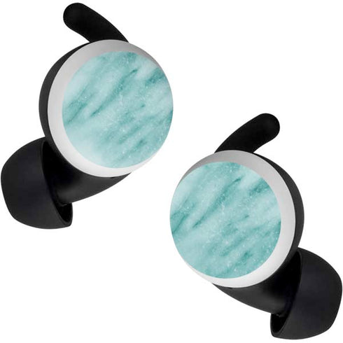 Turquoise Marble Google Pixel Buds Skin