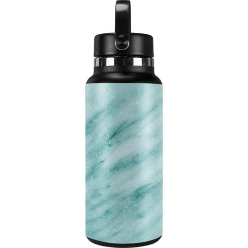 Turquoise Marble Hydro Flask 32oz Wide Mouth Skin