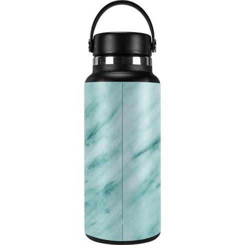 Turquoise Marble Hydro Flask 32oz Wide Mouth Skin