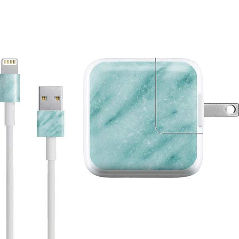 Turquoise Marble iPad Charger (10W USB) Skin