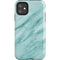 Turquoise Marble iPhone 11 Impact Case