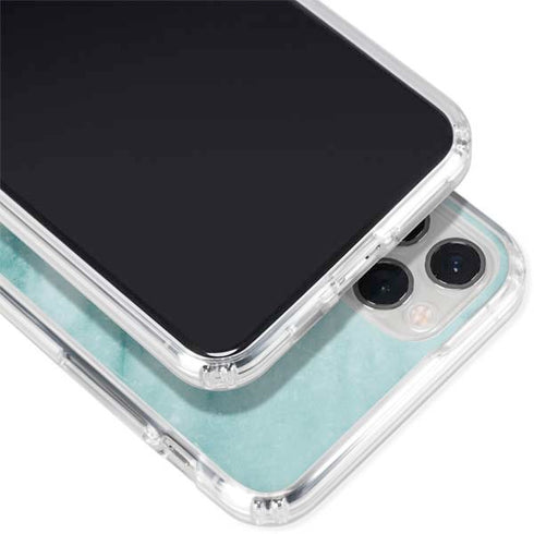 Turquoise Marble iPhone 11 Pro Clear Case
