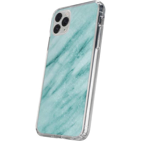 Turquoise Marble iPhone 11 Pro Clear Case