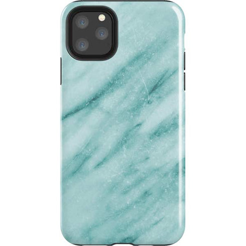 Turquoise Marble iPhone 11 Pro Max Impact Case