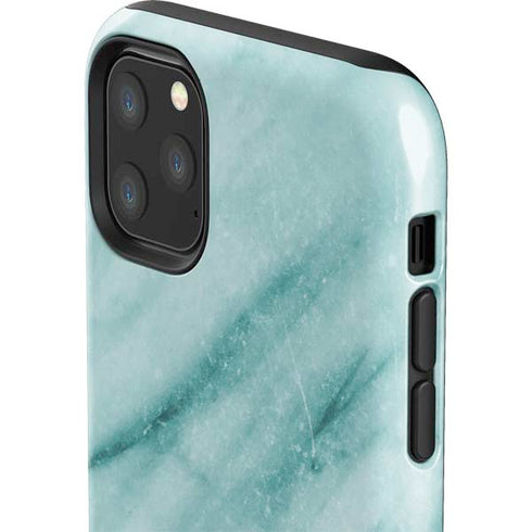 Turquoise Marble iPhone 11 Pro Max Impact Case