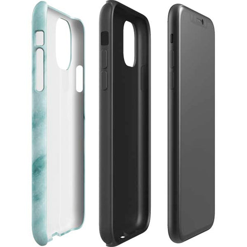 Turquoise Marble iPhone 11 Pro Max Impact Case