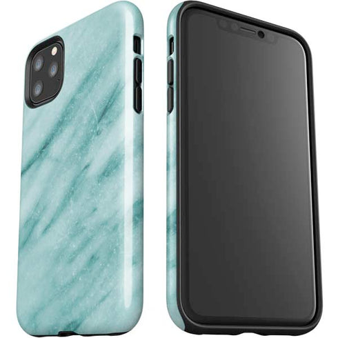 Turquoise Marble iPhone 11 Pro Max Impact Case