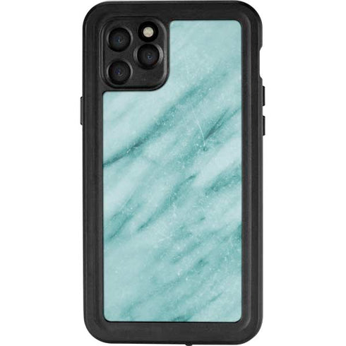 Turquoise Marble iPhone 11 Pro Waterproof Case