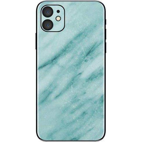 Turquoise Marble iPhone 11 Skin
