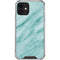 Turquoise Marble iPhone 12 Clear Case
