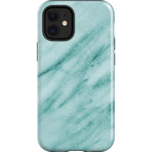 Turquoise Marble iPhone 12 Mini Impact Case