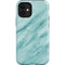 Turquoise Marble iPhone 12 Mini Impact Case