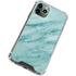 Turquoise Marble iPhone 12 Pro Clear Case