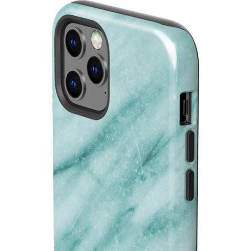 Turquoise Marble iPhone 12 Pro Impact Case