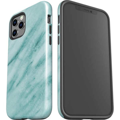 Turquoise Marble iPhone 12 Pro Impact Case
