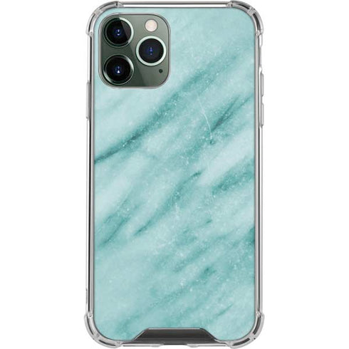 Turquoise Marble iPhone 12 Pro Max Clear Case