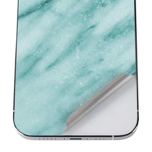 Turquoise Marble iPhone 12 Pro Skin