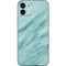 Turquoise Marble iPhone 12 Skin