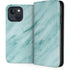 Turquoise Marble iPhone 13 Folio Case