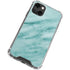 Turquoise Marble iPhone 13 Mini Clear Case