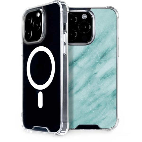 Turquoise Marble iPhone 13 Pro MagSafe Case
