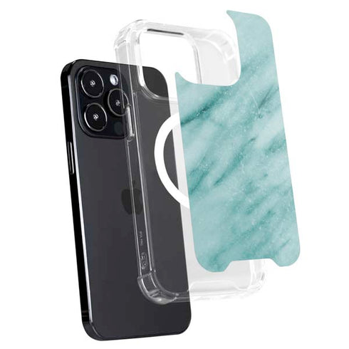 Turquoise Marble iPhone 13 Pro MagSafe Case